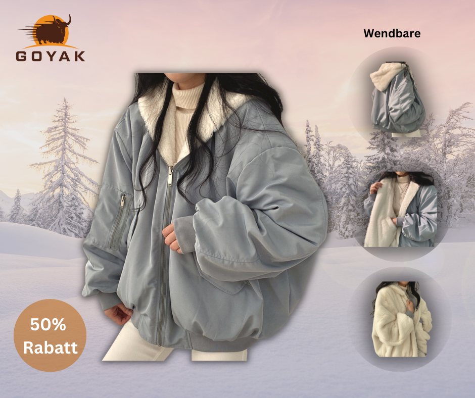 Rosy™|Wendbare Kapuzenjacke