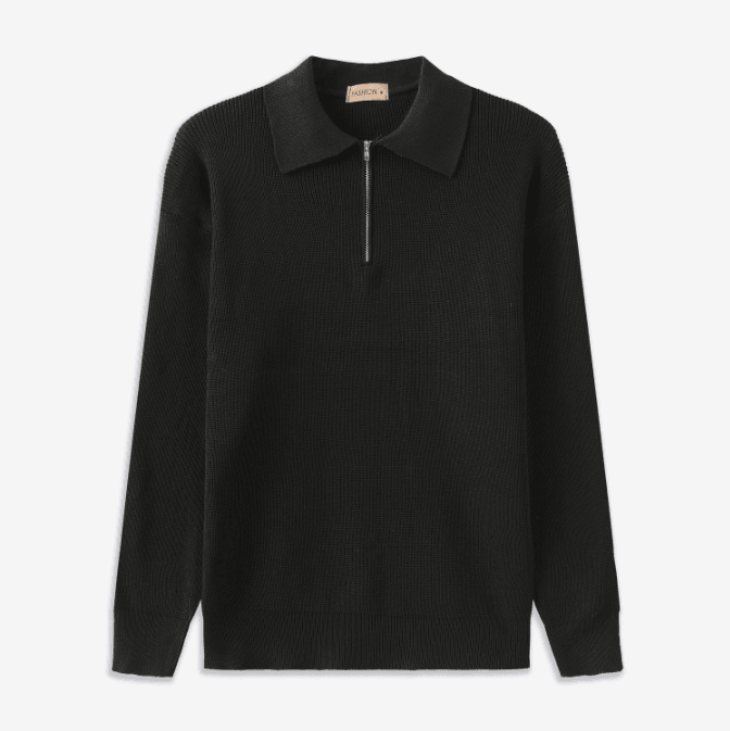 Jacob™|Wattiertes Zip-Up Sweatshirt